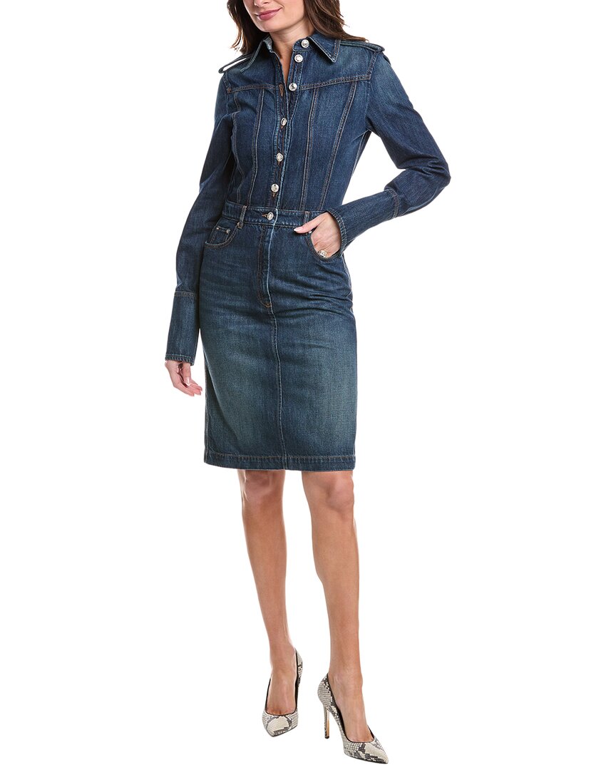 sportmax denim dress Sportmax Denim Dress in Blue