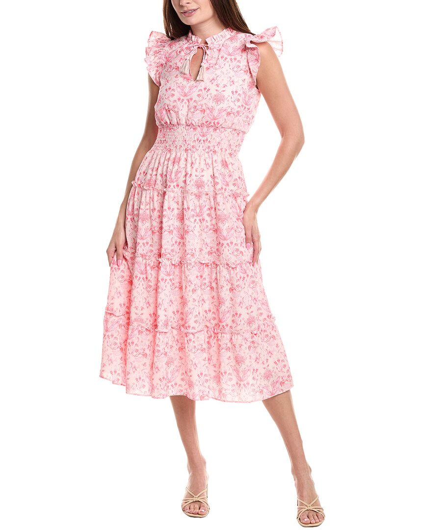 Sail To Sable Smocked Waist Midi Dress Sail To Sable Smocked Waist Midi Dress