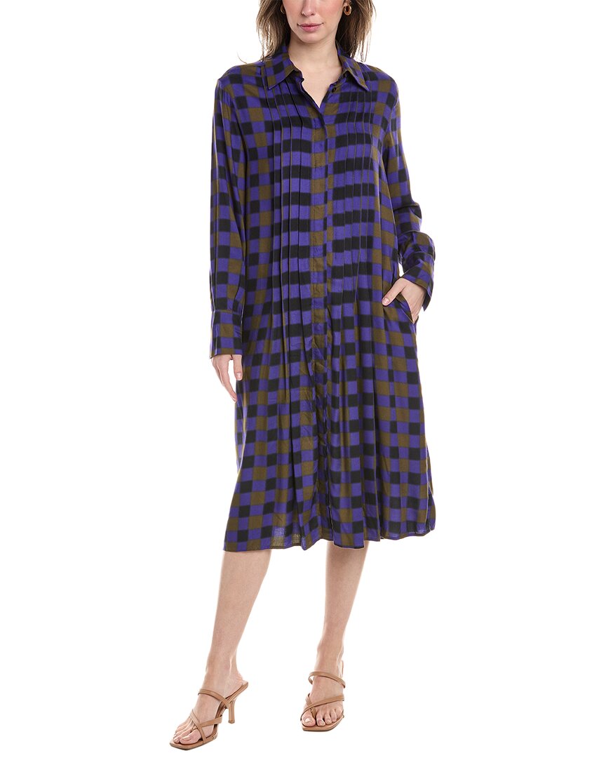 ramy brook wyatt tartan midi dress Piazza Sempione Midi Dress