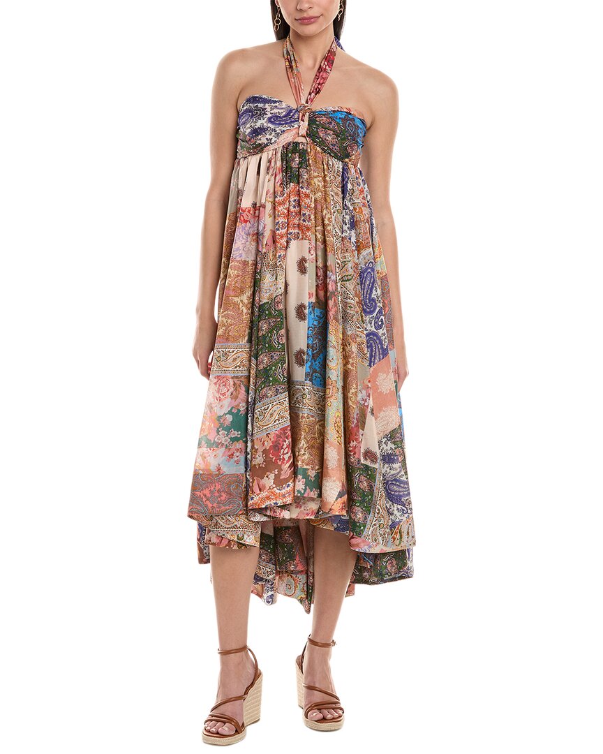 zimmermann devi midi dress Zimmermann Devi Printed Silk Maxi Dress