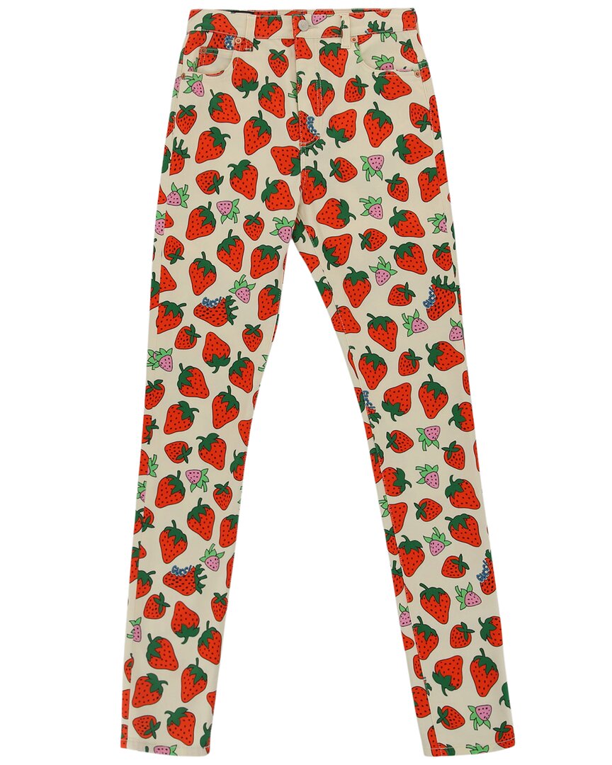 GUCCIフラワーエンブロイダリートラックパンツ Gucci Strawberry Skinny Pant – Bluefly