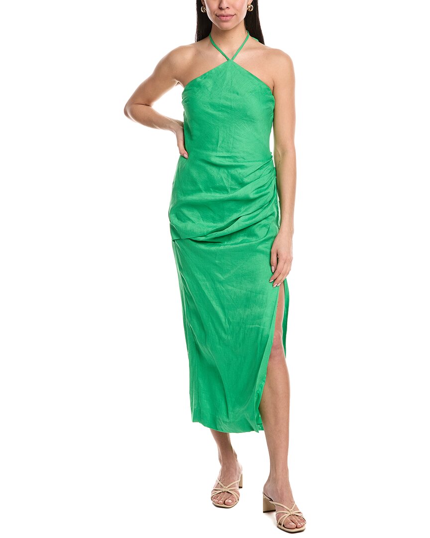 green simkhai dress Simkhai Women's Amarantha Jersey Midi Dress in Kiwi, Size Medium main image 0