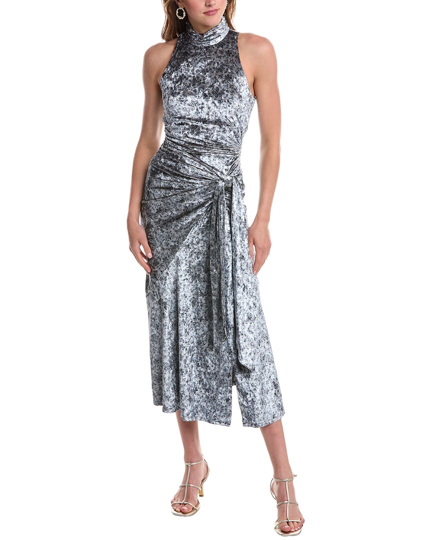 grey paisley dress Cinq À Sept Butterfly Rori Maxi – Bluefly argentine tango clothes