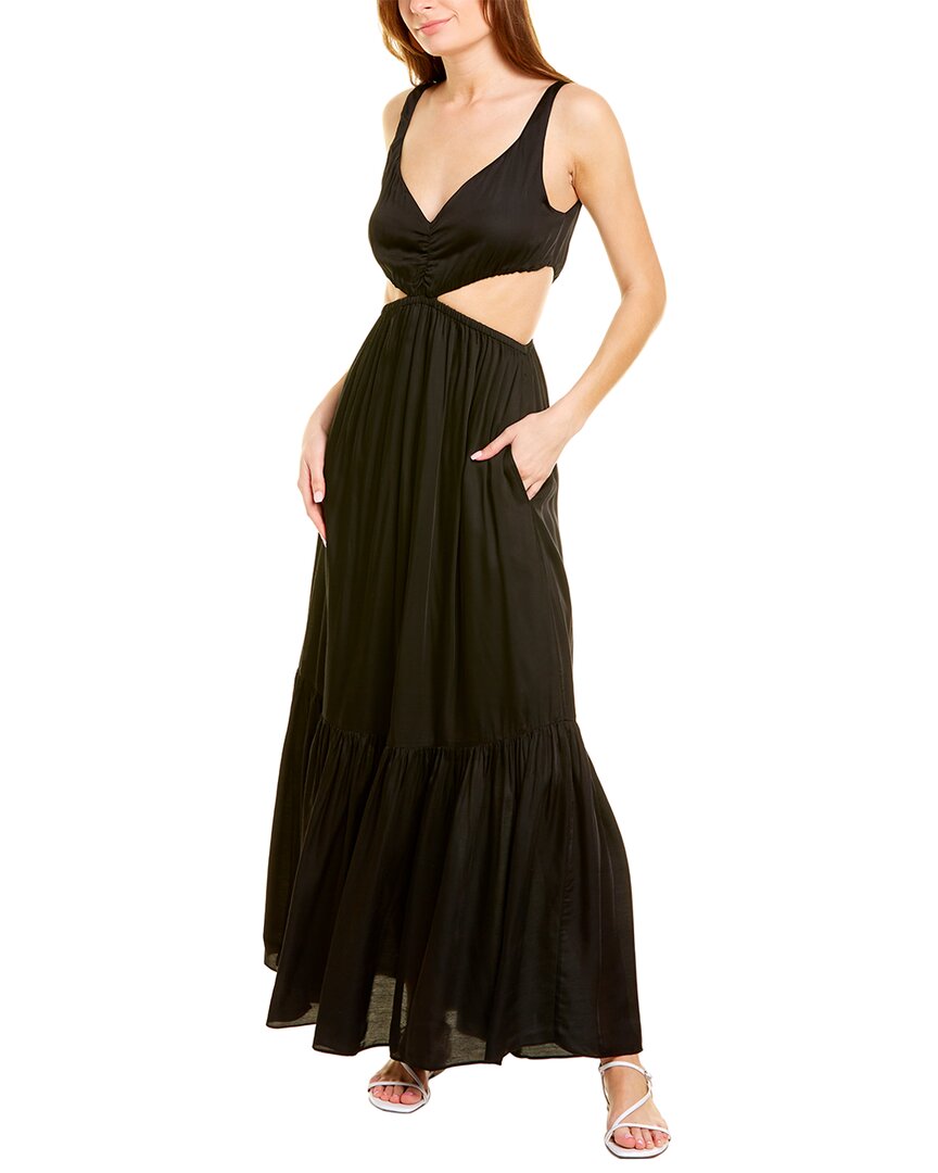 Ash & Eden Pari Cutout Maxi Dress, Black / Regular 8 (M)