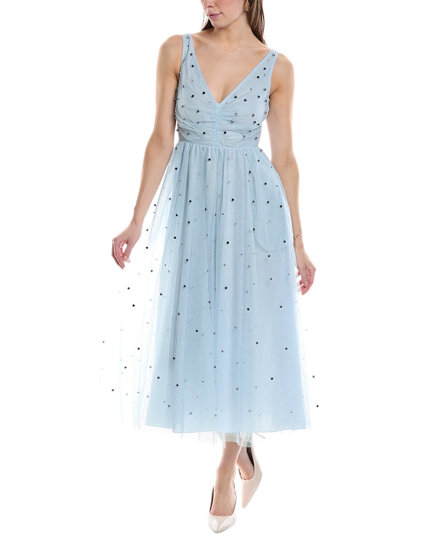 Red Valentino Midi Dress, 40 / Blue Red Valentino Midi Dress, 40 / Blue