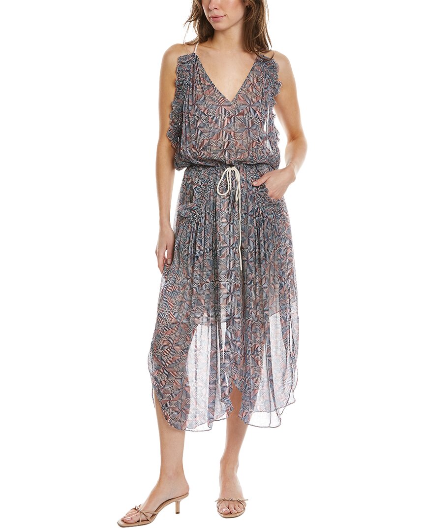 isabel marant etoile maxi dress Isabel Marant Étoile Fadelo Maxi Dress, Blue / 34