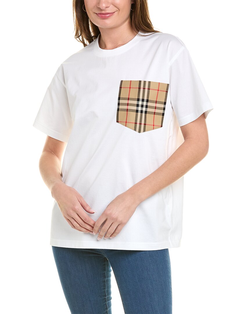 バーバリー Burberry Carrick Check T-shirt Burberry Carrick Check T-Shirt – Bluefly