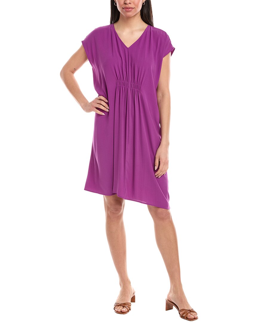 strapless open back dress Eileen Fisher Petite Silk Mini Dress – Bluefly