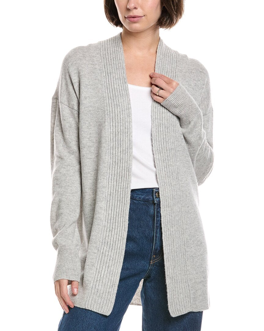 Vince Rib Placket Wool Cashmere-Blend Cardigan – Bluefly