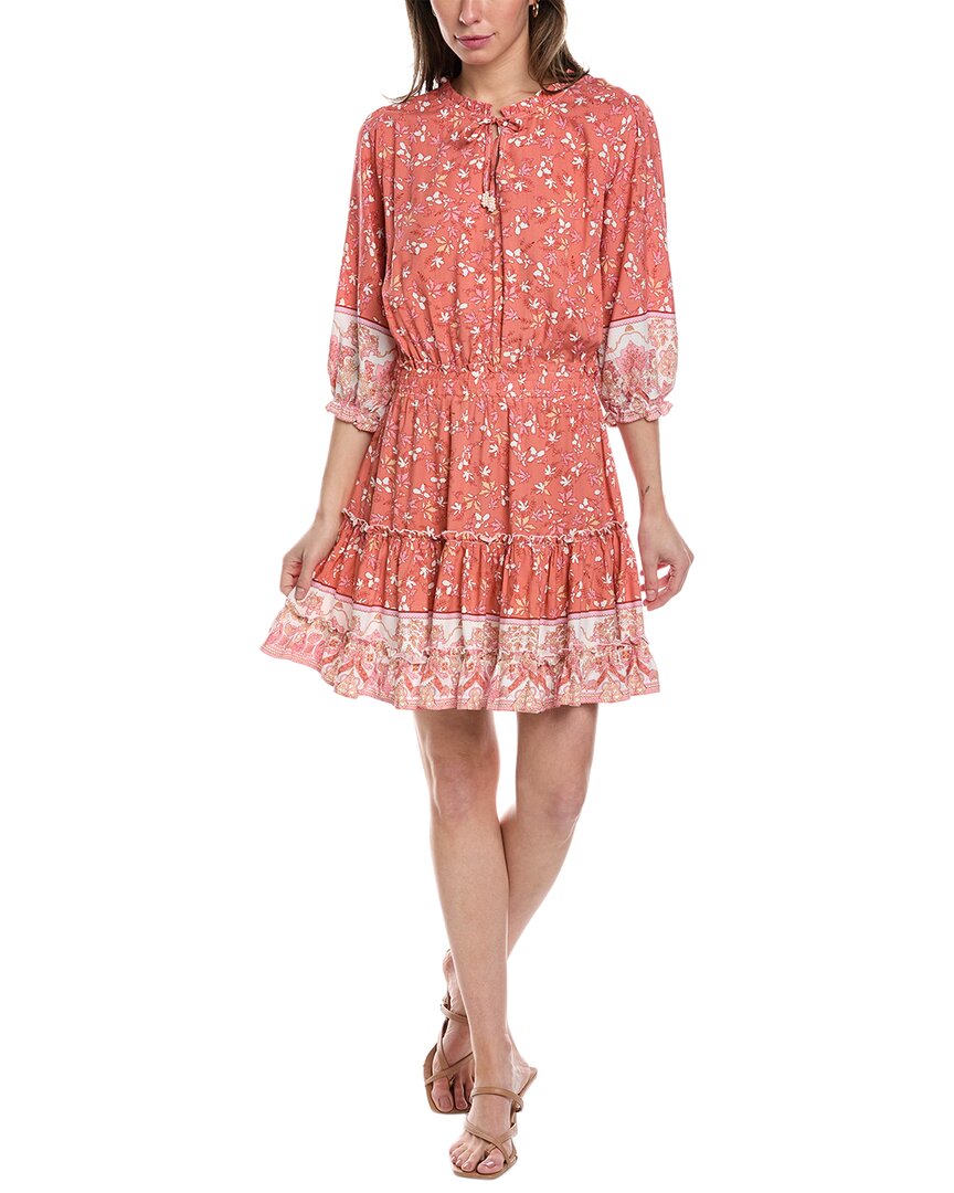 milly long sleeve sequin dress Adele Embroidered Mesh Long Sleeve Dress