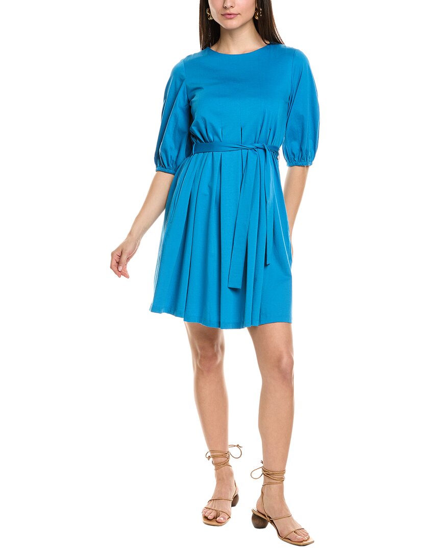 max mara dress Peonia | Dress in printed pure ramie canvas Flared hem Crew Doppia ruched jersey maxi dress