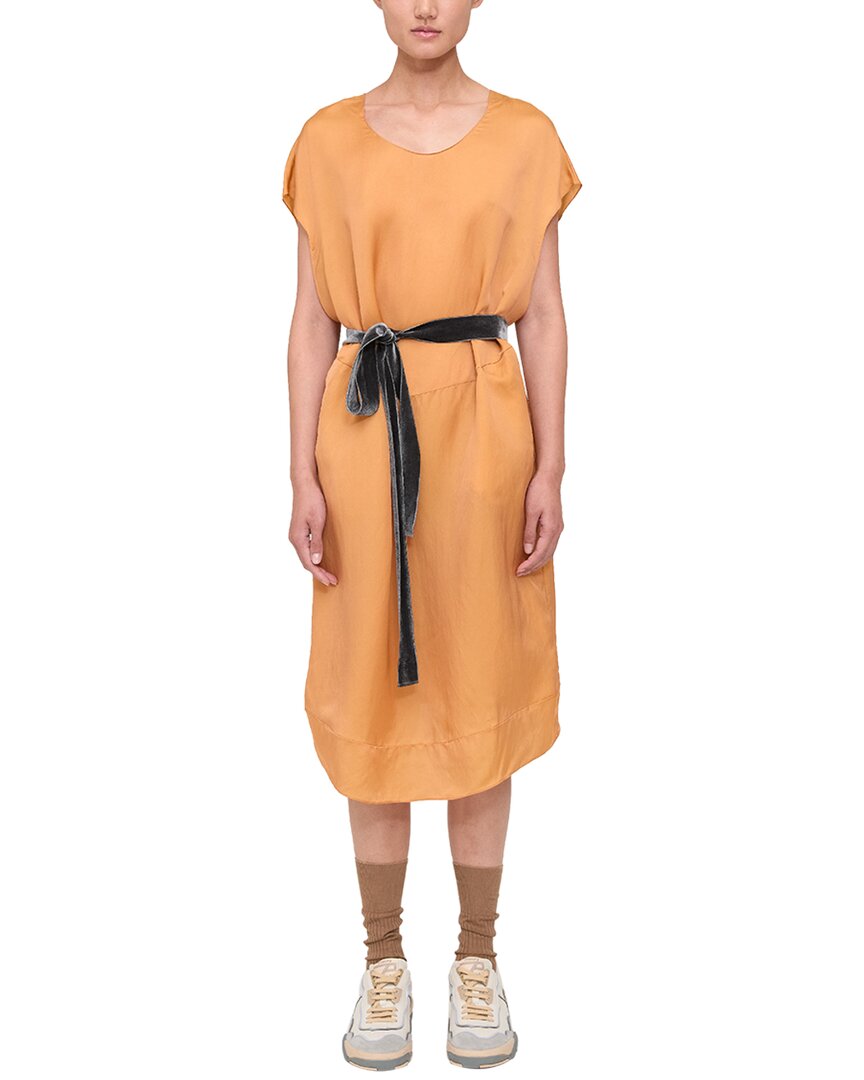 theory dress silk Mod Silk Twill Parachute Dress