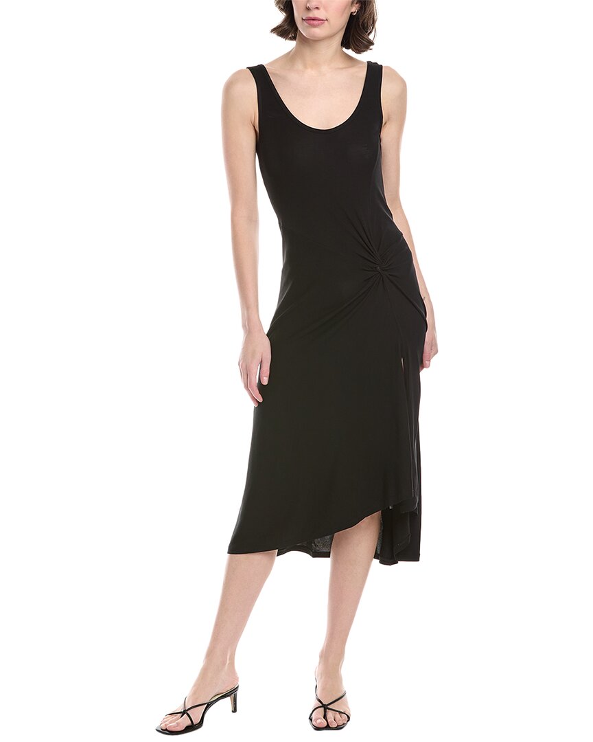 enza costa maxi dress Enza Costa Matte Jersey Draped Knot Maxi Dress – Bluefly