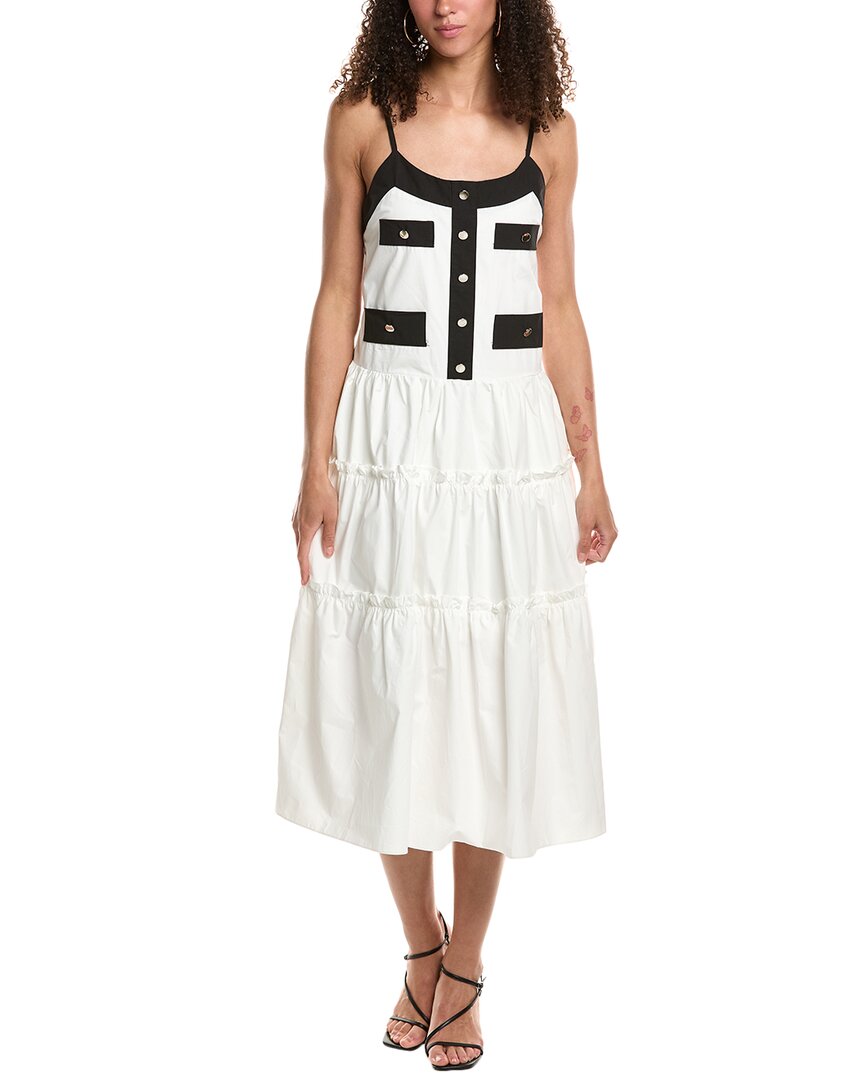 Beulah Midi Dress - White