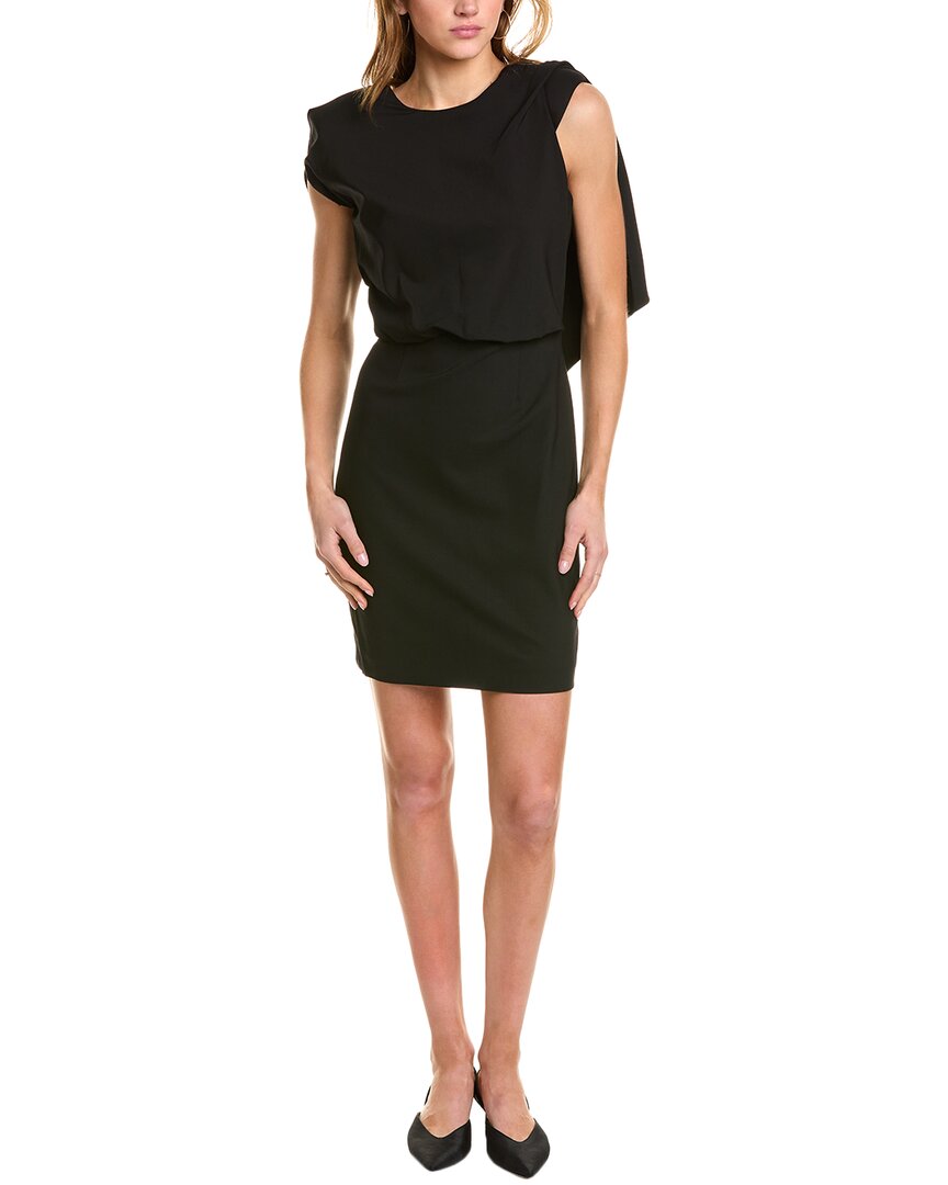 Theo The Label Gaia Backless Draped Mini Dress, Black / Regular 0 (XS) Theo The Label Gaia Backless Draped Mini Dress, Black / Regular 0 (XS)