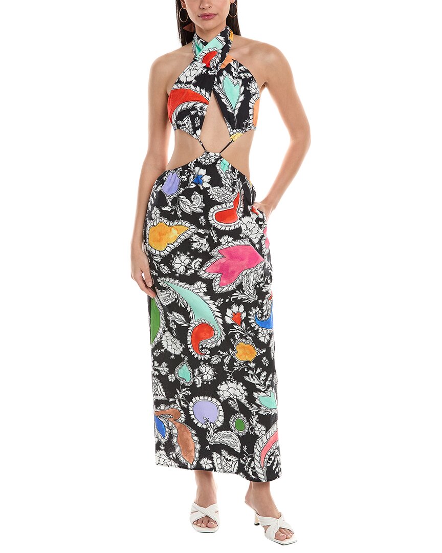 Mara Hoffman Laila Maxi Dress, Black / Regular 00 (XXS)
