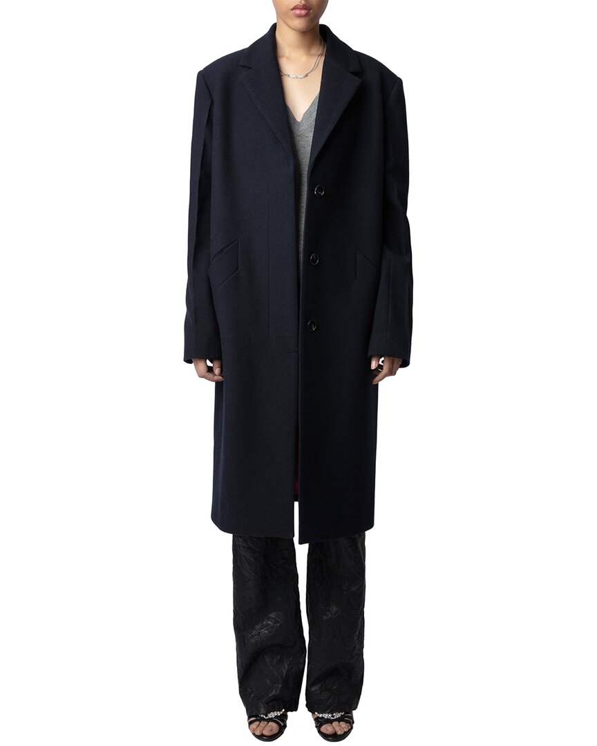 Zadig & Voltaire Marly Lainage Wool-Blend Coat – Bluefly