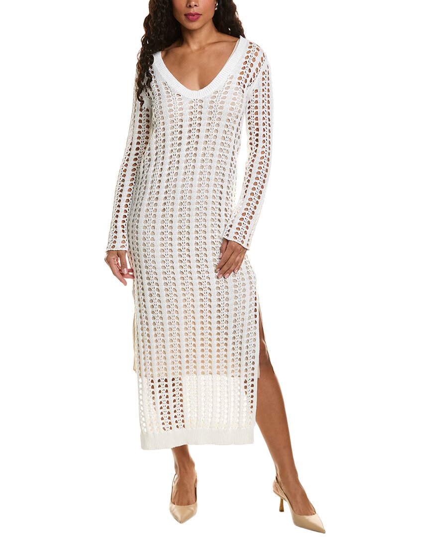 Brunello Cucinelli Crochet Linen & Silk-Blend Midi Dress Bluefly Brunello Cucinelli Crochet Linen & Silk-Blend Midi Dress Bluefly