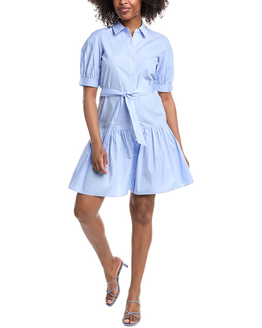 Derek Lam 10 Crosby Luma Shirtdress, 0 / Blue