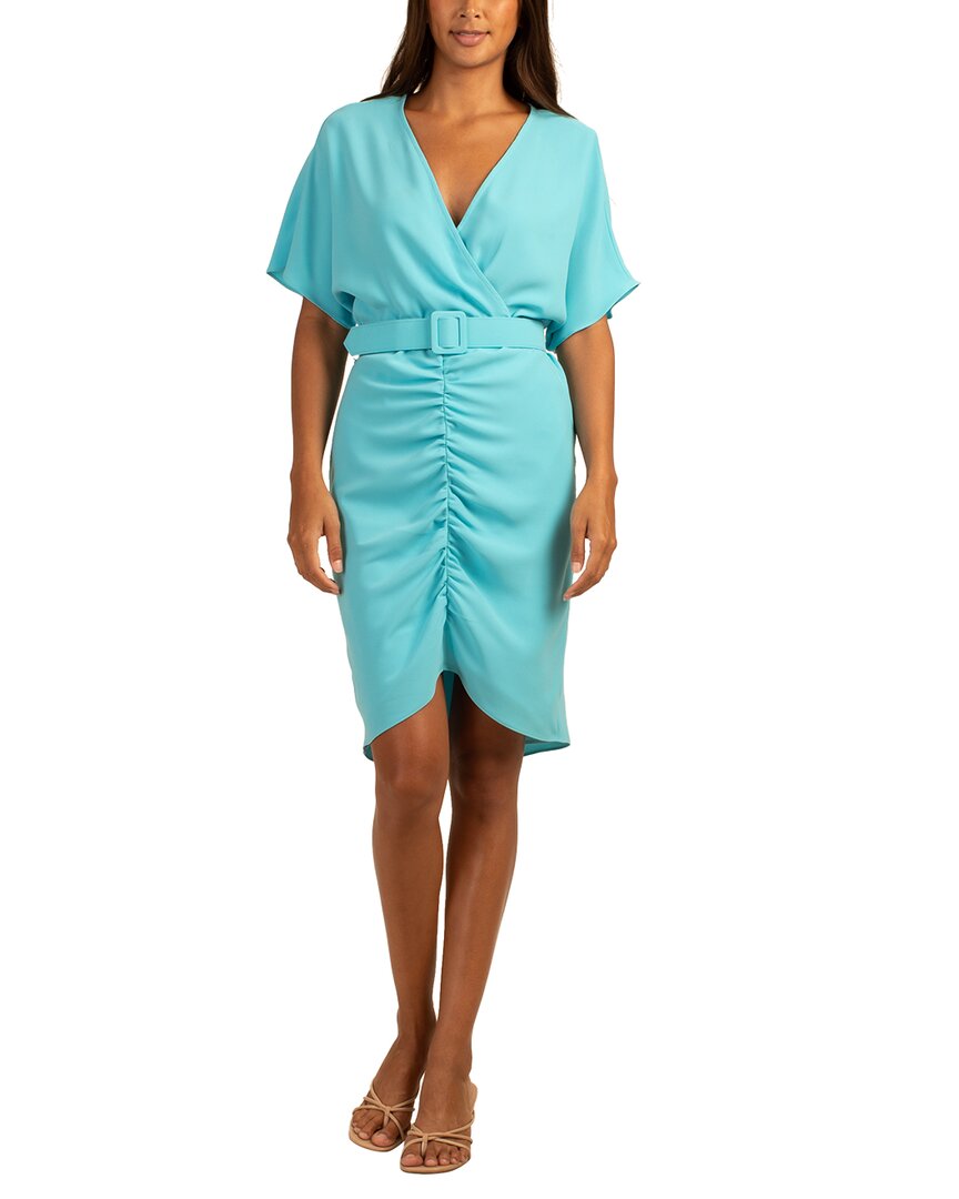 trina turk silk dress Trina Turk Manhattan Silk-Blend Dress - Red