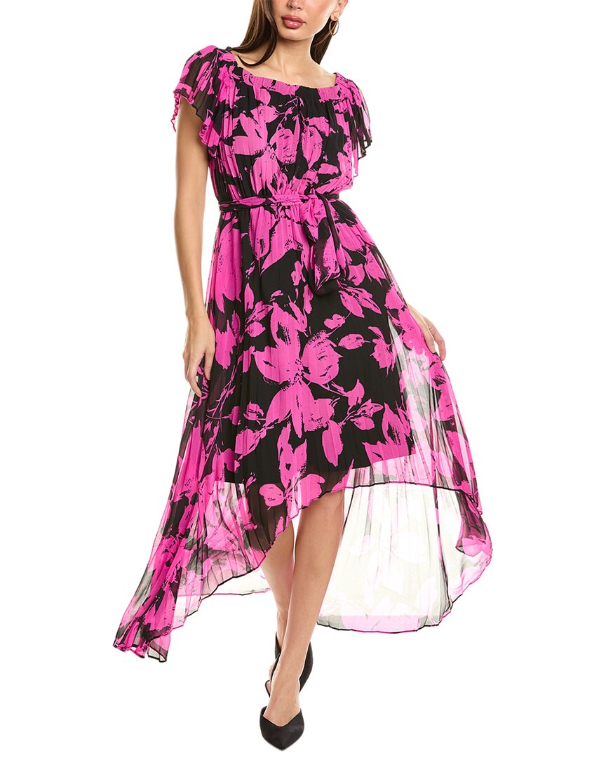 Joseph Ribkoff Off-The-Shoulder Midi Dress, Pink / 6