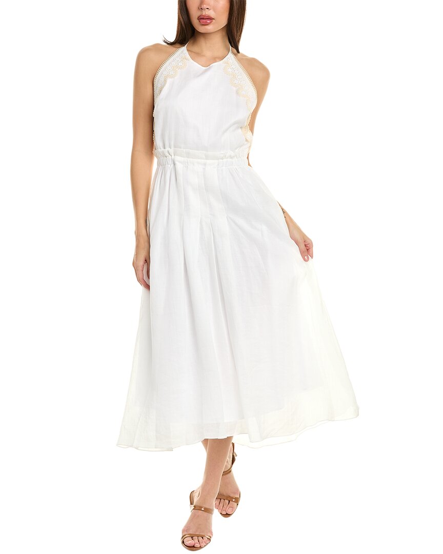 Sandro Maxi Dress, White / 42