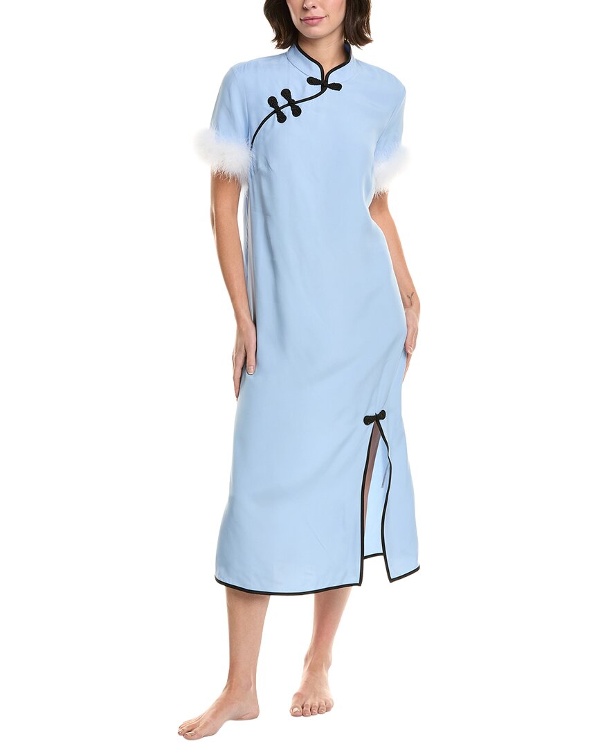blue sleeper dress Loungewear Dress in Light Blue main image 1