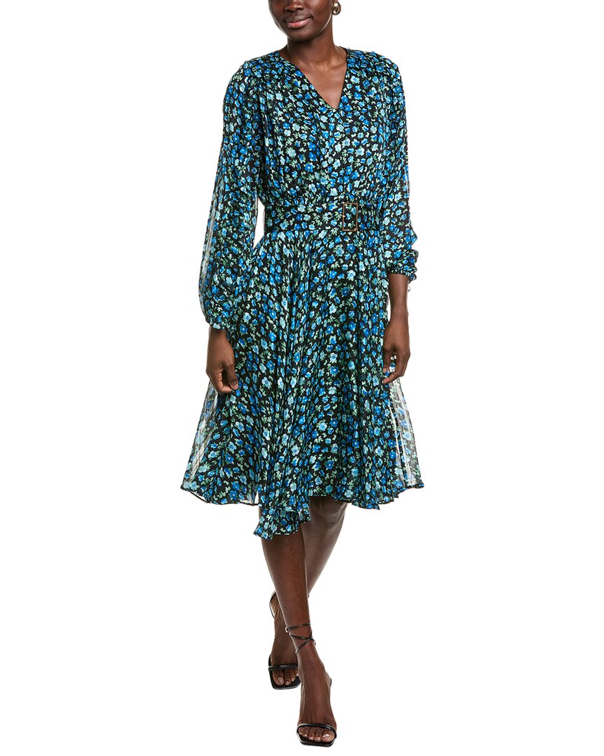 elie tahari pleated midi dress Elie Tahari The Annika Midi Dress – Bluefly
