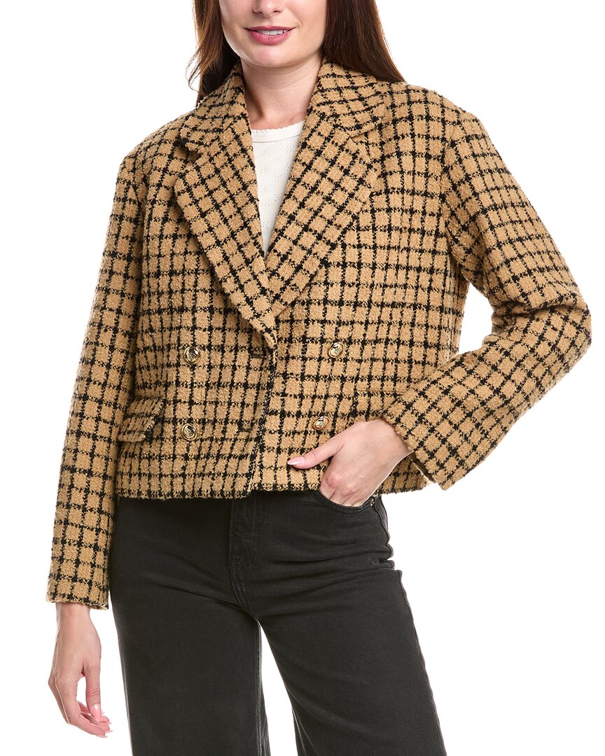 Sandro Tweed Wool-Blend Jacket – Bluefly