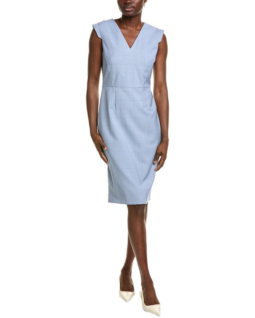 strapless open back dress Boss Hugo Boss Docia Wool Sheath Dress – Bluefly