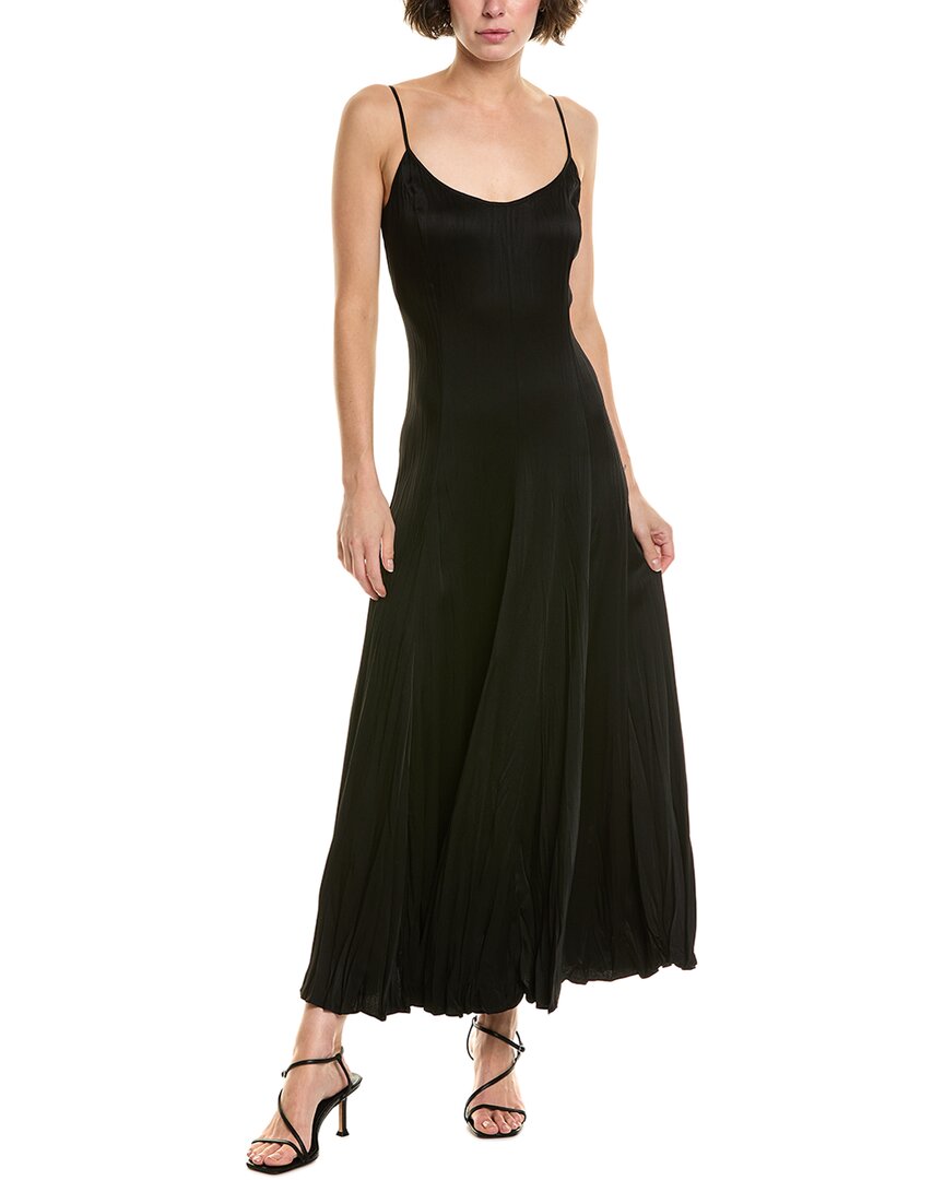 charmeuse midi dress Michael Kors Collection Jamison Crushed Charmeuse Midi Dress