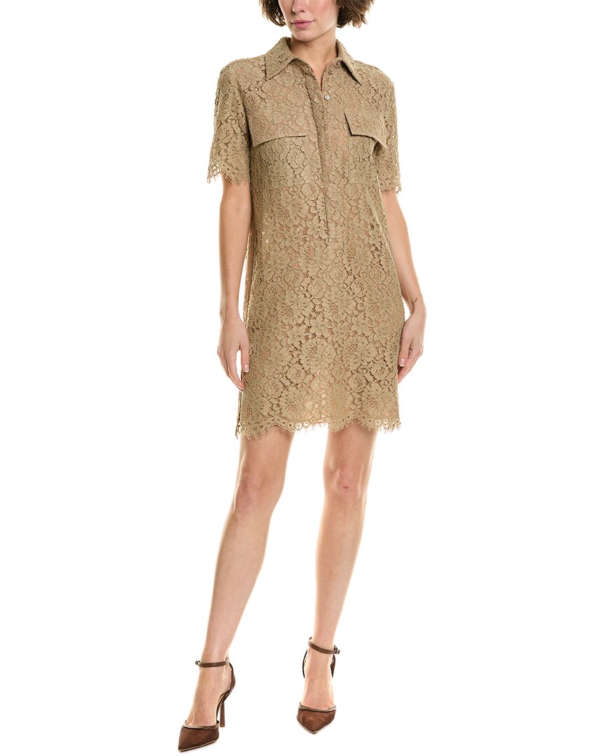 knee length dresses for ladies Michael Kors Collection Lace Silk-Blend Mini Dress – Bluefly