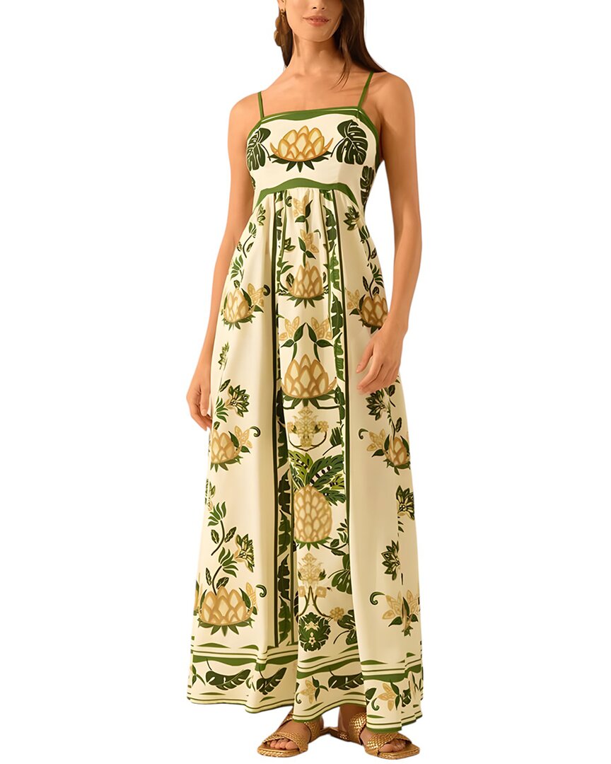 camillia maxi dress Camila Blanco Dress, Green / 0 RRP:915 INFLUENCER-EDIT and a flattering ruched Floral Maxi Dresses Made