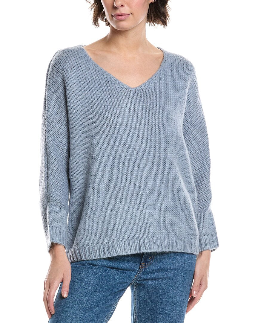 M Magaschoni Dolman Chunky Wool-Blend Pullover