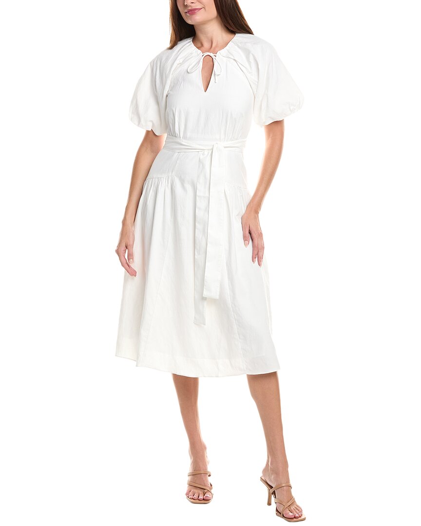 white maxi dress long sleeve self-portrait - White Crepe Tailored Maxi Dress main image 0