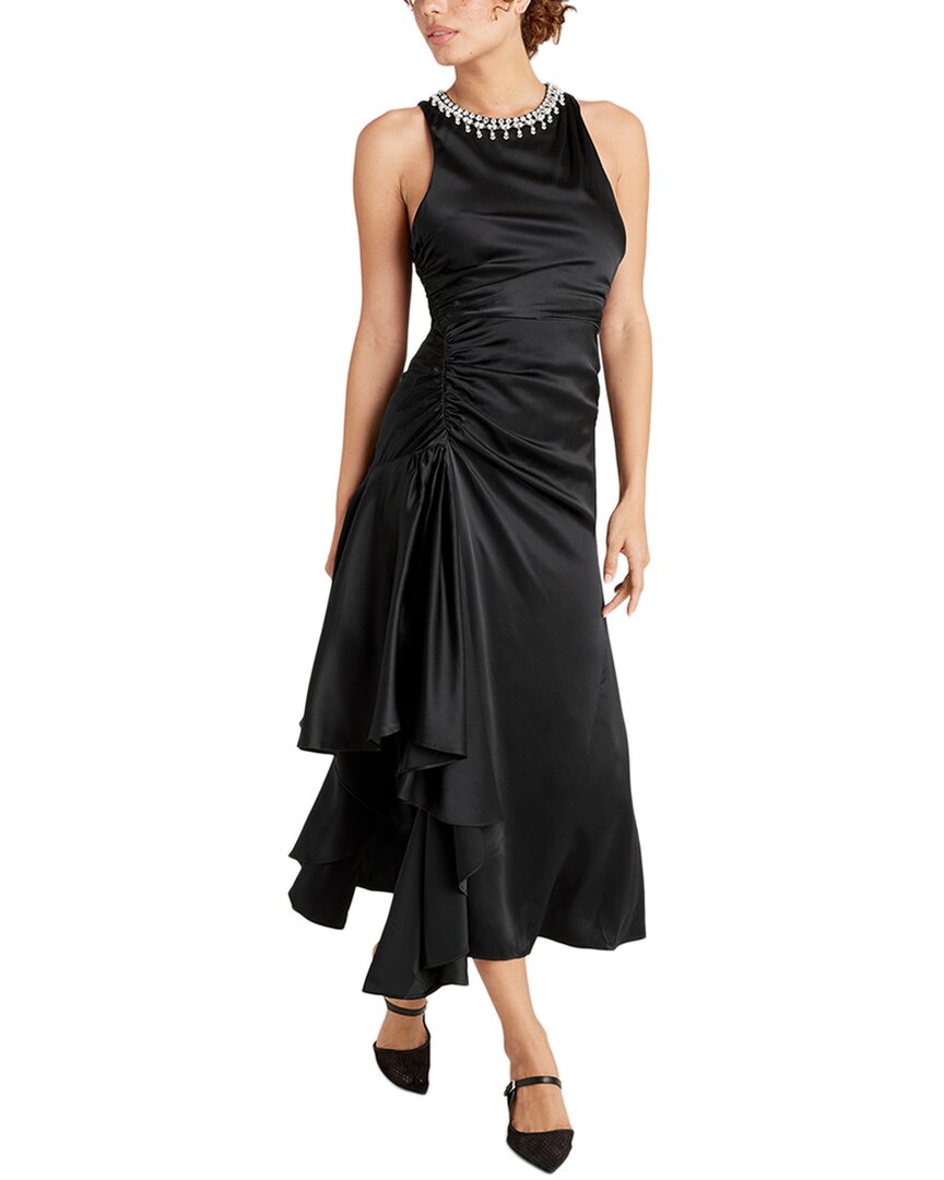 cinq a sept off the shoulder dress Cinq À Sept Georgie Silk Dress – Bluefly