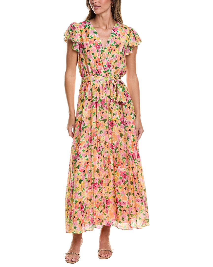 cece maxi dress Women's V-Neck Wrap-Front - Claret Red Young Thug Jeffery - Gathered detailing at the Magnolia Place Size:7-8 Years