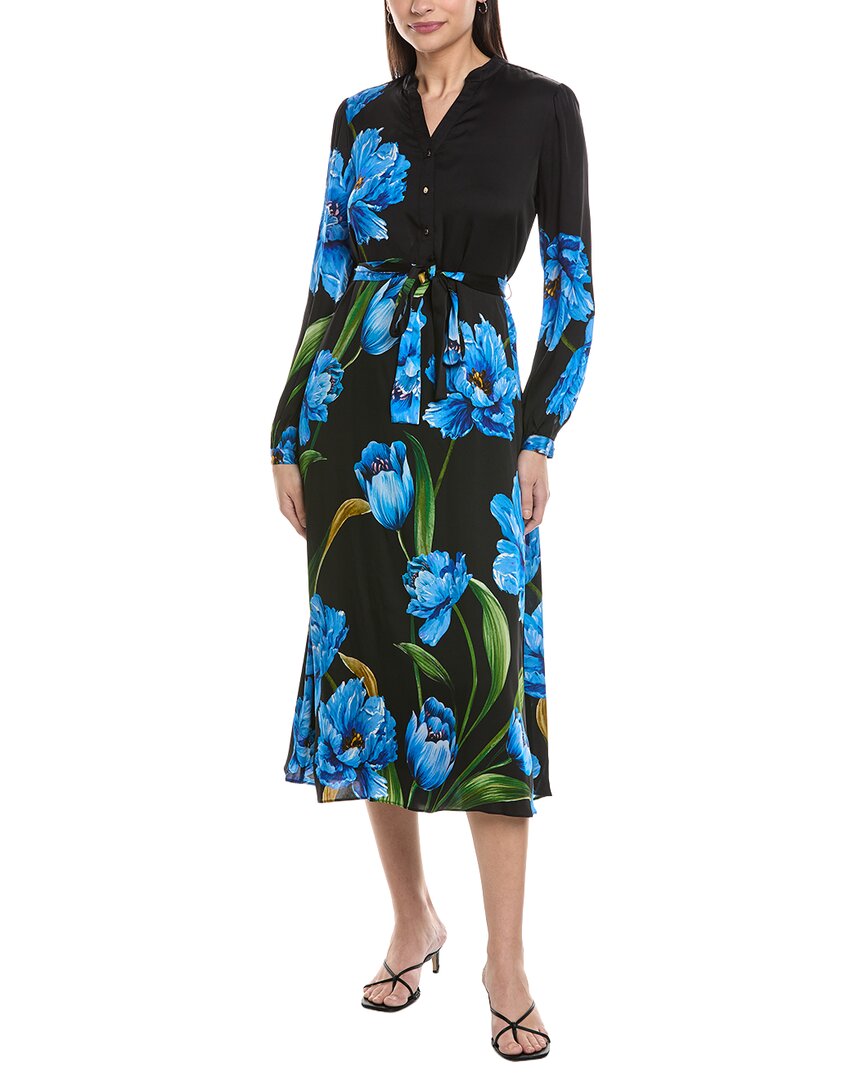 elie tahari blue dress The Mila Sweater dress