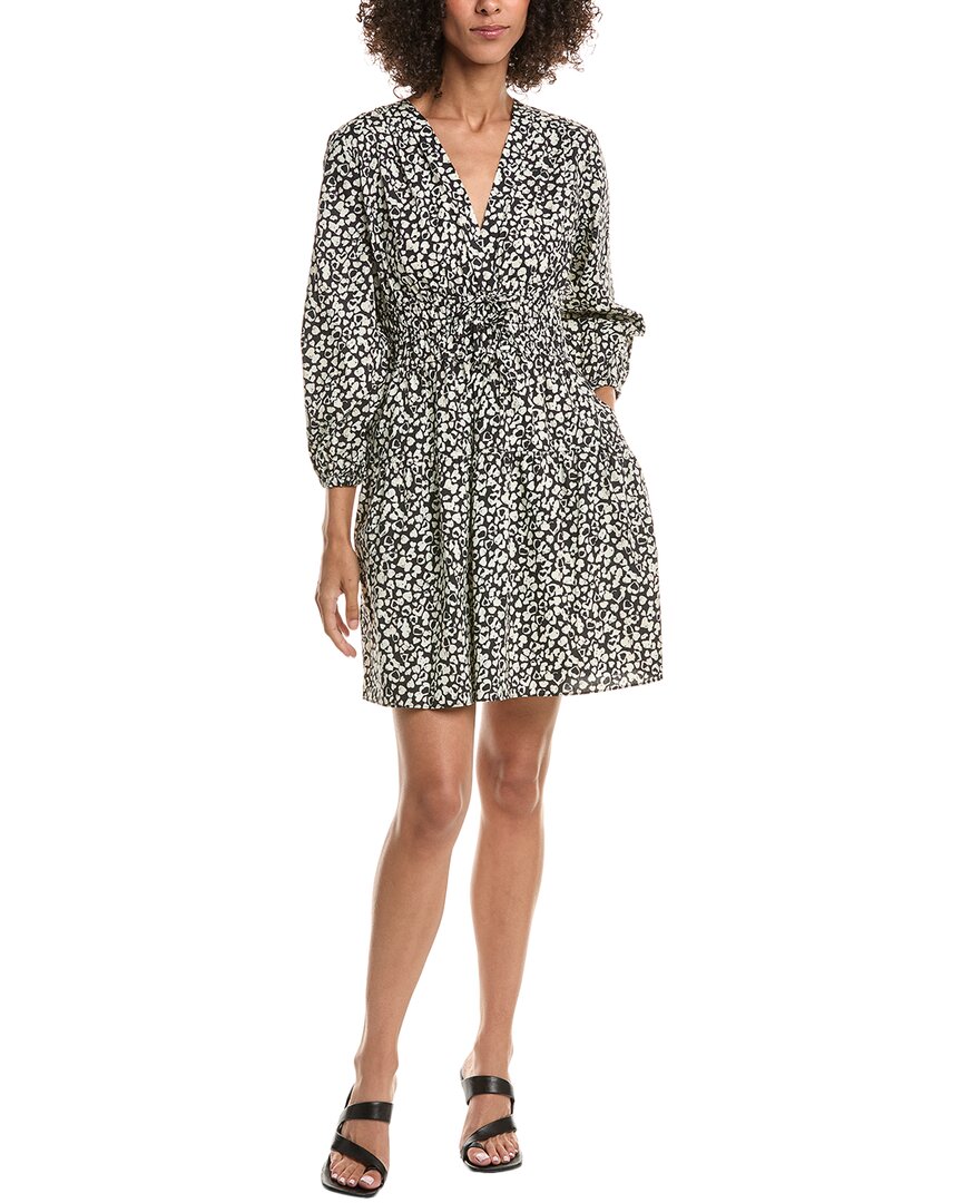 Derek Lam 10 Crosby Emma V-Neck Dress, Black / 0 Derek Lam 10 Crosby Emma V-Neck Dress, Black / 0
