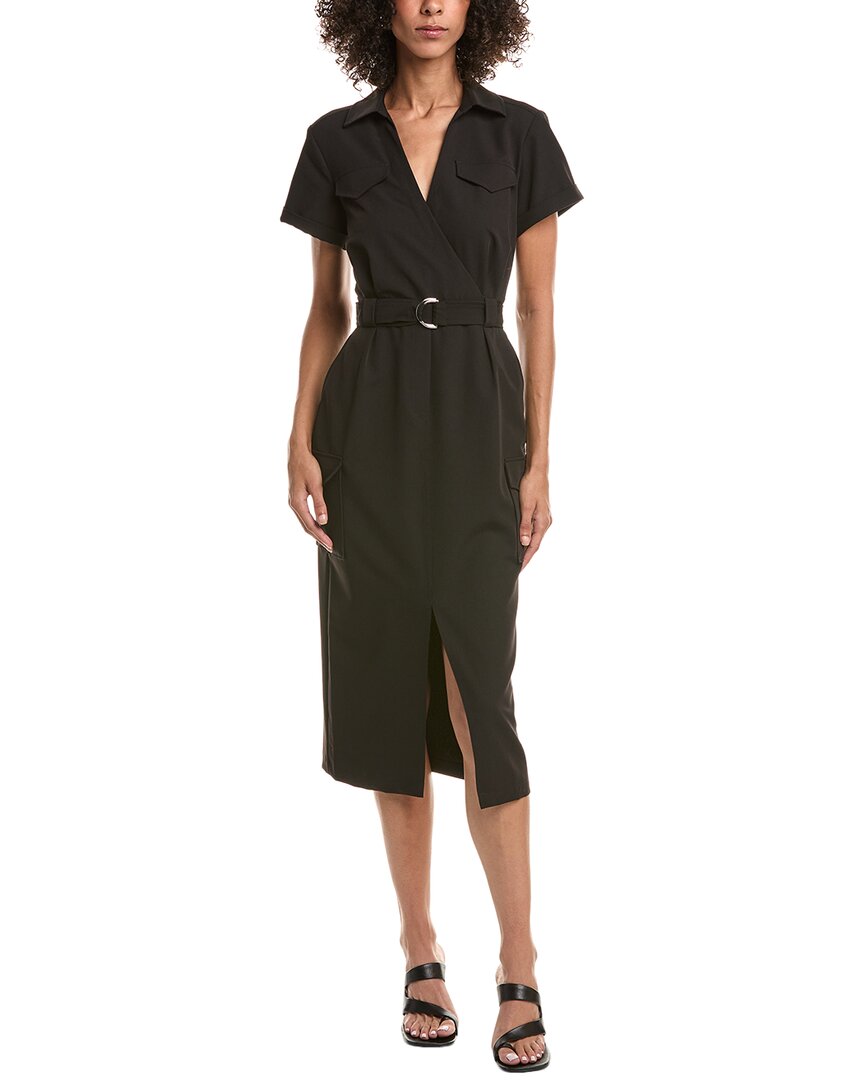 derek lam shirt dress Derek Lam 10 Crosby Karina Cap-Sleeve Midi Shirt Dress