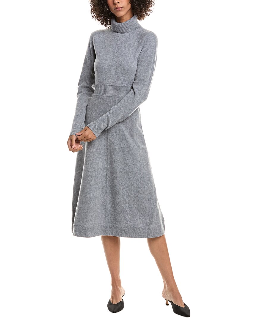 strapless open back dress Derek Lam 10 Crosby Maizie Mock Neck Pleated Sweaterdress, Brown Multi / Regular 4 (S)