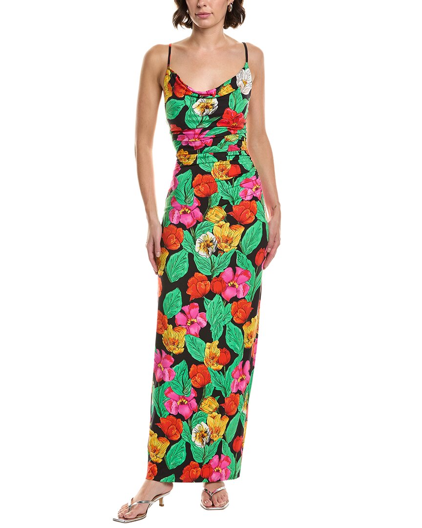 Milly womens Rosette Midi Dress, 2, Black Milly womens Rosette Midi Dress, 2, Black