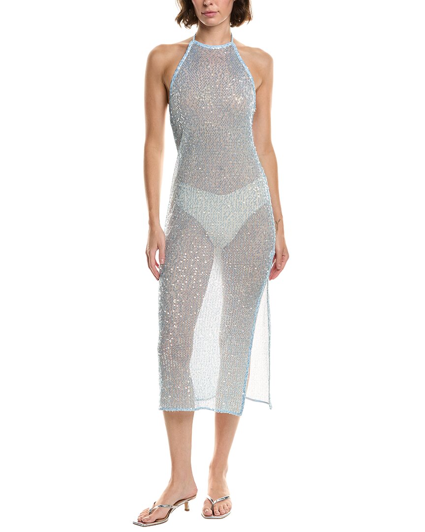 Milly Mesh Halter Dress – Bluefly
