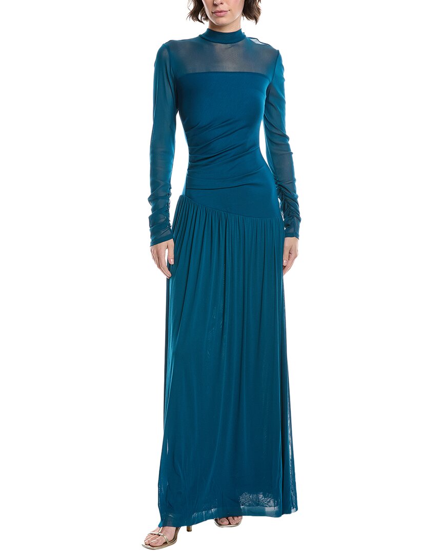 diane von furstenberg blue dress Diane Von Furstenberg Kirstie Maxi Dress – Bluefly