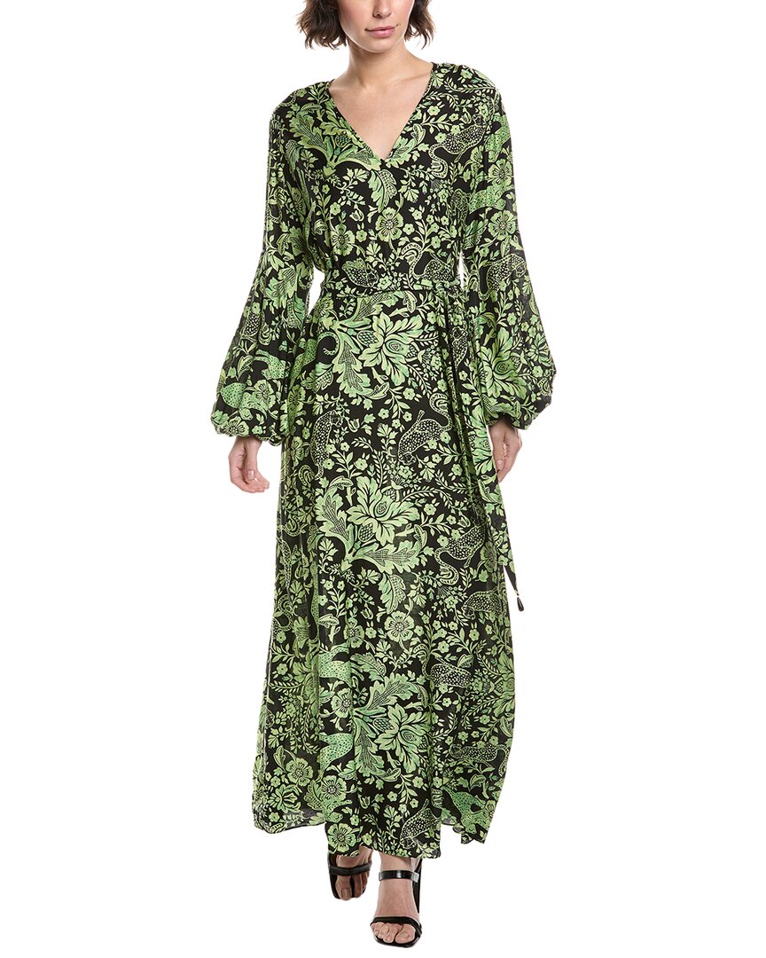 Diane Von Furstenberg Sal Silk-Blend Maxi Dress  Bluefly