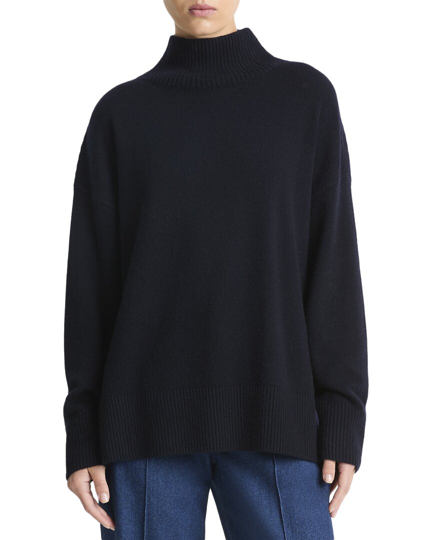 Vince Dropped-Shoulder Turtleneck Wool Cashmere-Blend Top – Bluefly