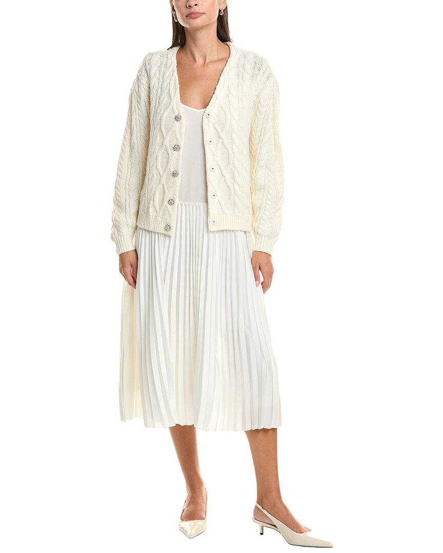Cinq À Sept Amandine Cardigan Wool-Blend Maxi Dress – Bluefly