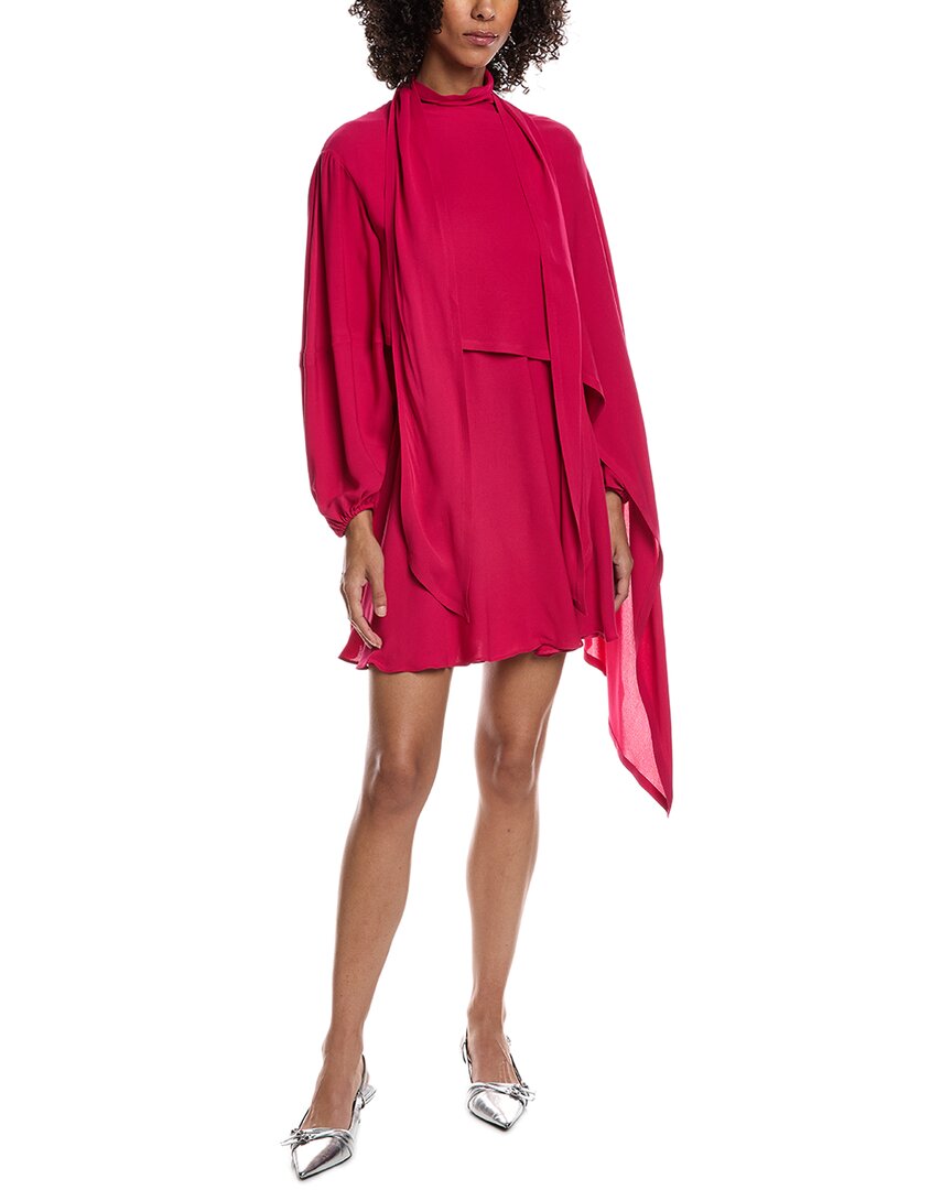 valentino silk mini dress Short Georgette Women Disco Pink 100% 38 this rich pink minidress Marvel Dresses for Women Size:Belt-56 summer sexy sundress