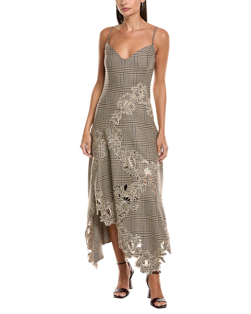 Oscar De La Renta Silk-Lined Wool Maxi Dress  Bluefly