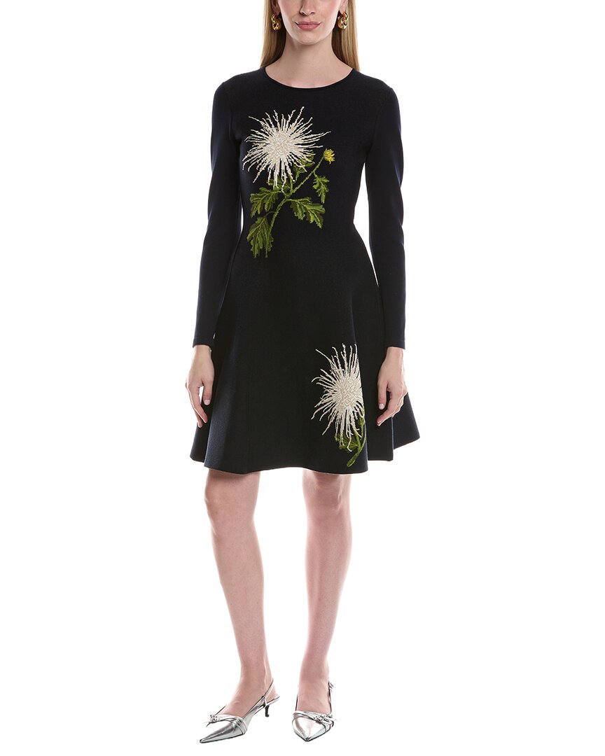Oscar De La Renta A-Line Dress Bluefly Oscar De La Renta A-Line Dress Bluefly